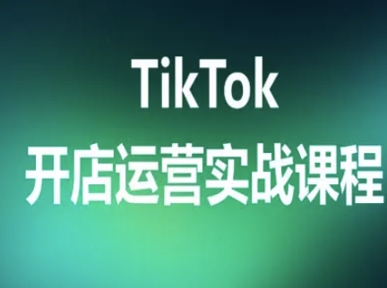 TikTok开店运营实战课程，TK跨境电商实操全流程小淇云库-创业网-网赚副业-网创副业-项目拆解-技术类创业资源网-副业网-免费资源下载小淇云库