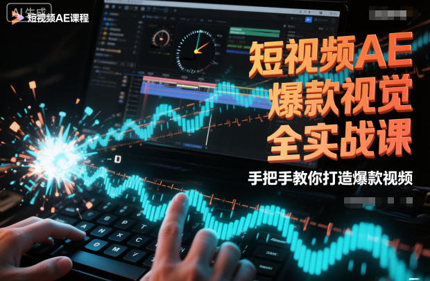 短视频AE爆款视觉全实战课，手把手教你打造爆款视频小淇云库-创业网-网赚副业-网创副业-项目拆解-技术类创业资源网-副业网-免费资源下载小淇云库