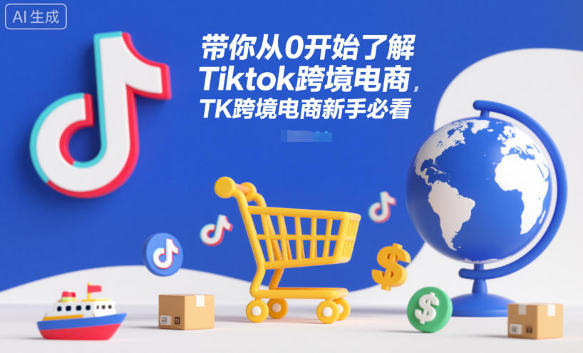 带你从0开始了解Tiktok跨境电商,TK跨境电商新手必看小淇云库-创业网-网赚副业-网创副业-项目拆解-技术类创业资源网-副业网-免费资源下载小淇云库
