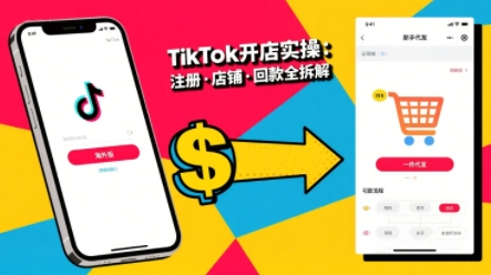 TikTok从开店到投流的进阶课，从基础实操到高阶技巧一网打尽小淇云库-创业网-网赚副业-网创副业-项目拆解-技术类创业资源网-副业网-免费资源下载小淇云库