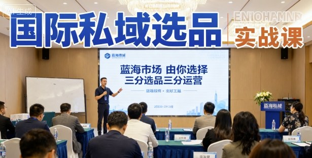 国际私域选品实战课，蓝海市场由你选择，七分选品三分运营小淇云库-创业网-网赚副业-网创副业-项目拆解-技术类创业资源网-副业网-免费资源下载小淇云库