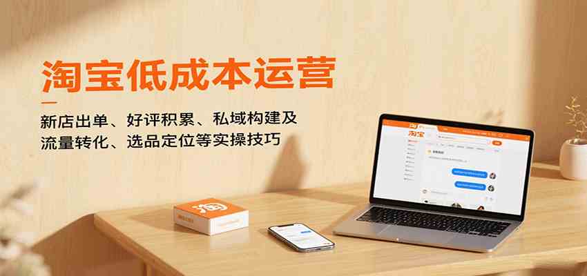淘宝低成本运营，新店出单、好评积累、私域构建及流量转化、选品定位等实操技巧小淇云库-创业网-网赚副业-网创副业-项目拆解-技术类创业资源网-副业网-免费资源下载小淇云库