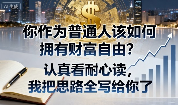 付费文章：你作为普通人该如何拥有财富自由？认真看耐心读，我把思路全写给你了小淇云库-创业网-网赚副业-网创副业-项目拆解-技术类创业资源网-副业网-免费资源下载小淇云库