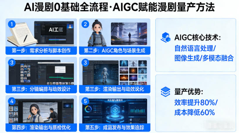 AI漫剧0基础全流程，快速掌握AIGC赋能的漫剧量产方法小淇云库-创业网-网赚副业-网创副业-项目拆解-技术类创业资源网-副业网-免费资源下载小淇云库