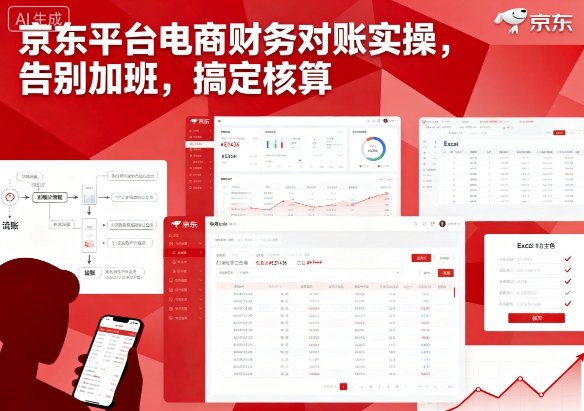 京东平台电商财务对账实操，告别加班，搞定核算小淇云库-创业网-网赚副业-网创副业-项目拆解-技术类创业资源网-副业网-免费资源下载小淇云库