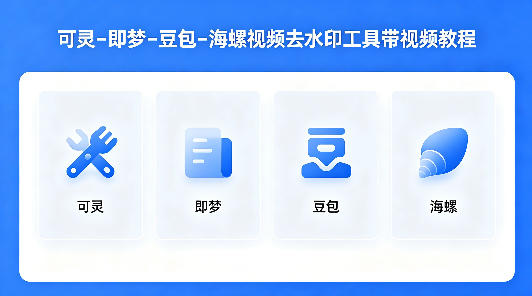 可灵–即梦–豆包–海螺视频去水印工具带视频教程-荆楚AI