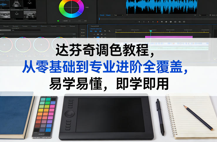 达芬奇调色教程,从零基础到专业进阶全覆盖,易学易懂,即学即用小淇云库-创业网-网赚副业-网创副业-项目拆解-技术类创业资源网-副业网-免费资源下载小淇云库