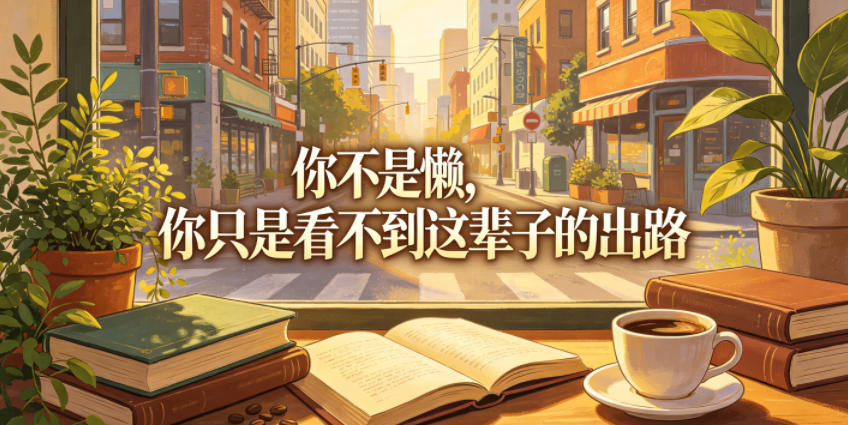 付费文章：你不是懒，你只是看不到这辈子的出路-荆楚AI