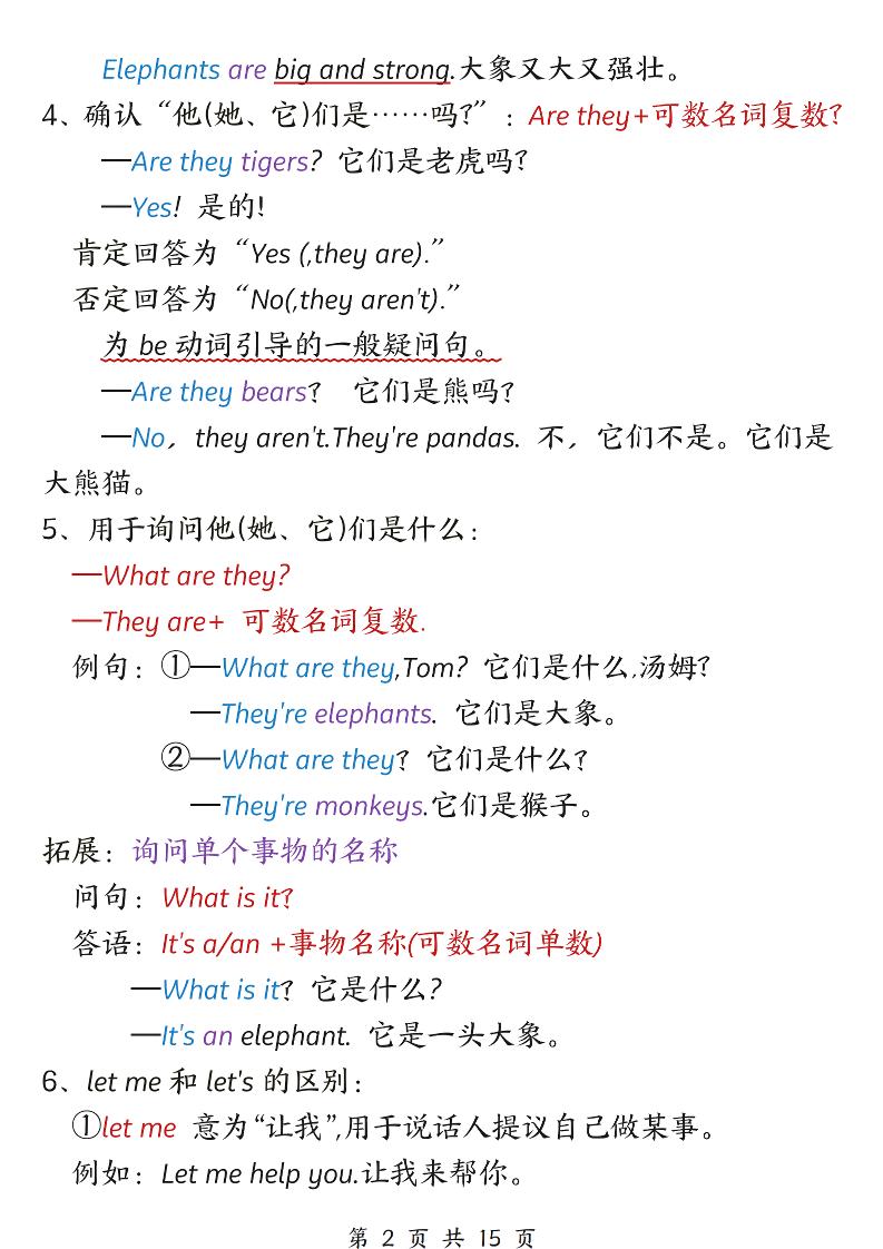 三年级下英语1-6单元必背知识点总结《外研版》-荆楚AI