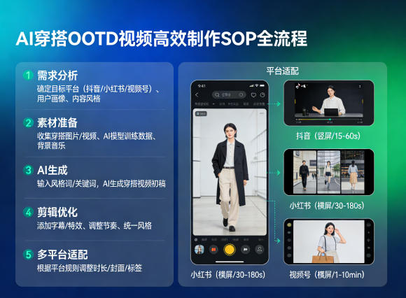 AI穿搭OOTD视频高效制作SOP全流程，适配抖音小红书视频号全平台小淇云库-创业网-网赚副业-网创副业-项目拆解-技术类创业资源网-副业网-免费资源下载小淇云库