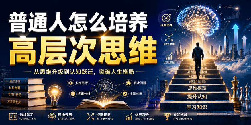 公众号付费文章：普通人怎么培养高层次思维-荆楚AI