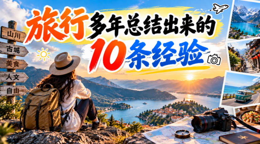 付费文章：旅行多年总结出来的10条经验-荆楚AI