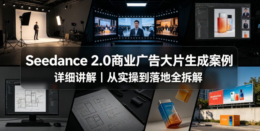 Seedance 2.0商业广告大片生成案例详细讲解｜从实操到落地全拆解-荆楚AI