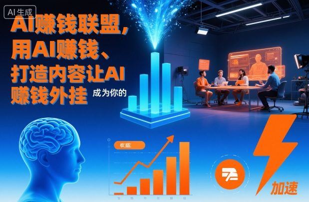 AI賺钱联盟，用AI賺钱、打造内容让AI成为你的賺钱外挂小淇云库-创业网-网赚副业-网创副业-项目拆解-技术类创业资源网-副业网-免费资源下载小淇云库