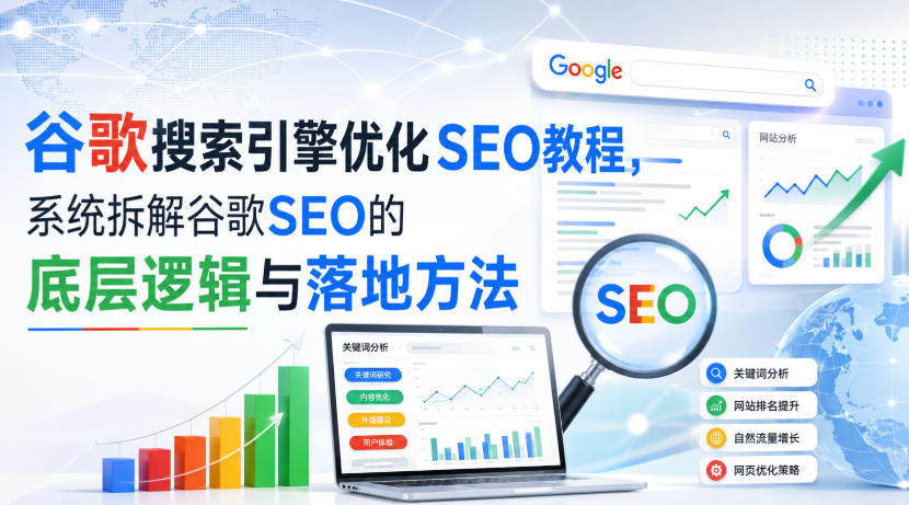 小白新君SEO·谷歌搜索引擎优化SEO教程,系统拆解谷歌SEO的底层逻辑与落地方法(部分更新2026)-荆楚AI
