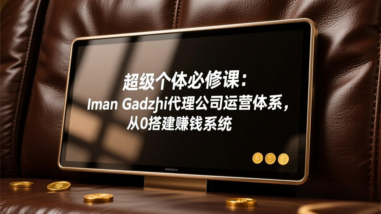 超级个体必修课：Iman Gadzhi代理公司运营体系，从0搭建赚钱系统小淇云库-创业网-网赚副业-网创副业-项目拆解-技术类创业资源网-副业网-免费资源下载小淇云库