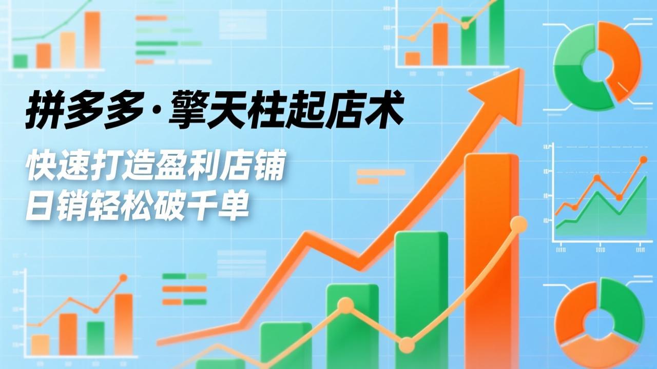 拼多多·擎天柱起店术3.0(更新小淇云库-创业网-网赚副业-网创副业-项目拆解-技术类创业资源网-副业网-免费资源下载小淇云库