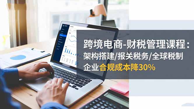 跨境电商-财税管理课程：架构搭建/报关税务/全球税制，企业合规成本降30%小淇云库-创业网-网赚副业-网创副业-项目拆解-技术类创业资源网-副业网-免费资源下载小淇云库