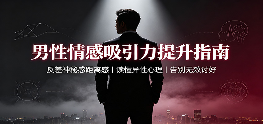 男性情感吸引力提升指南：反差神秘感距离感，读懂异性心理，告别无效讨好-荆楚AI