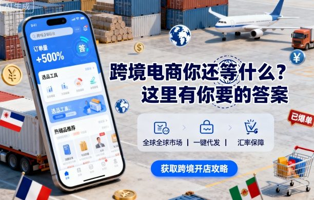 跨境电商你还等什么？这里有你要的答案【音频课】小淇云库-创业网-网赚副业-网创副业-项目拆解-技术类创业资源网-副业网-免费资源下载小淇云库