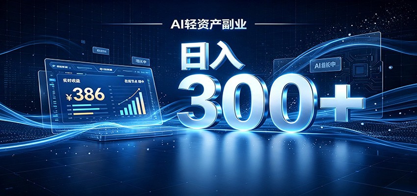2026 AI轻资产风口,Token中转站小白可入局,日入300+-荆楚AI