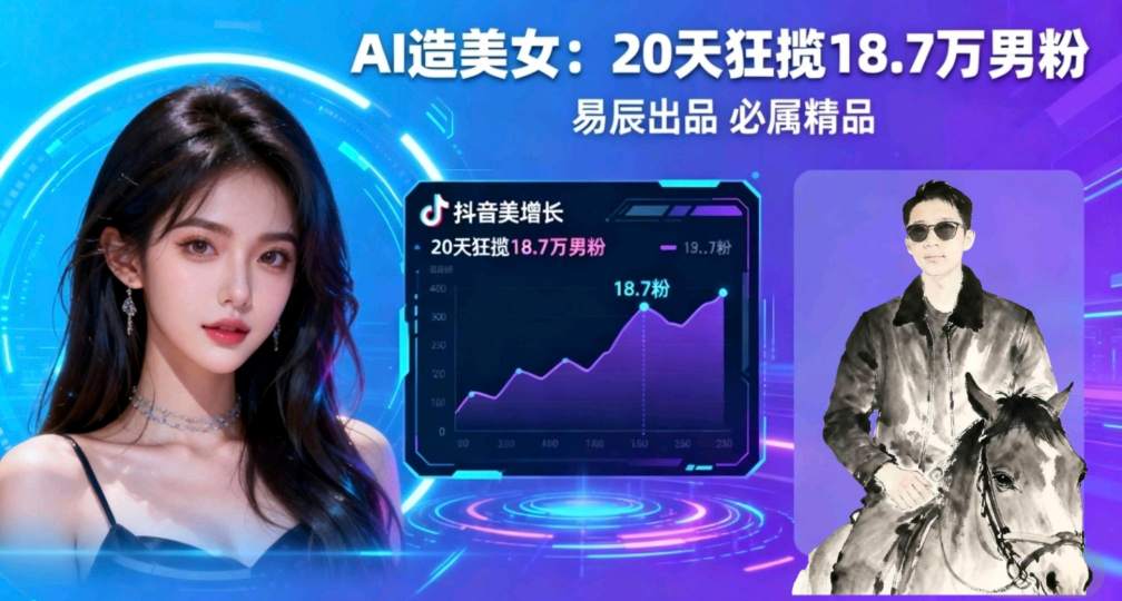 副业拆解:手把手教学用AI制作“氛围感”美女动图,在抖音引流男粉就这么简单小淇云库-创业网-网赚副业-网创副业-项目拆解-技术类创业资源网-副业网-免费资源下载小淇云库