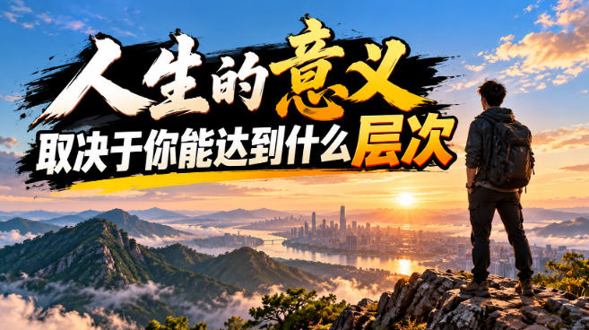 某公众号付费文章:人生的意义,取决于你能达到什么层次-荆楚AI