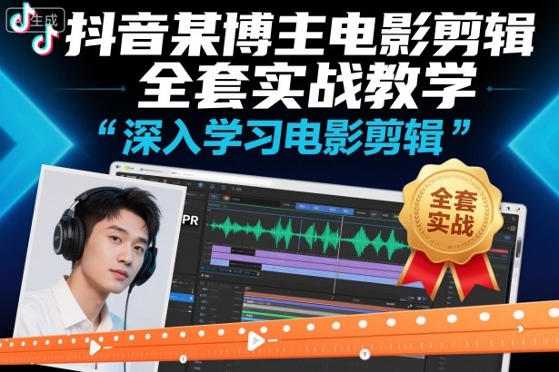 抖音某博主电影剪辑全套实战教学,深入学习电影剪辑小淇云库-创业网-网赚副业-网创副业-项目拆解-技术类创业资源网-副业网-免费资源下载小淇云库