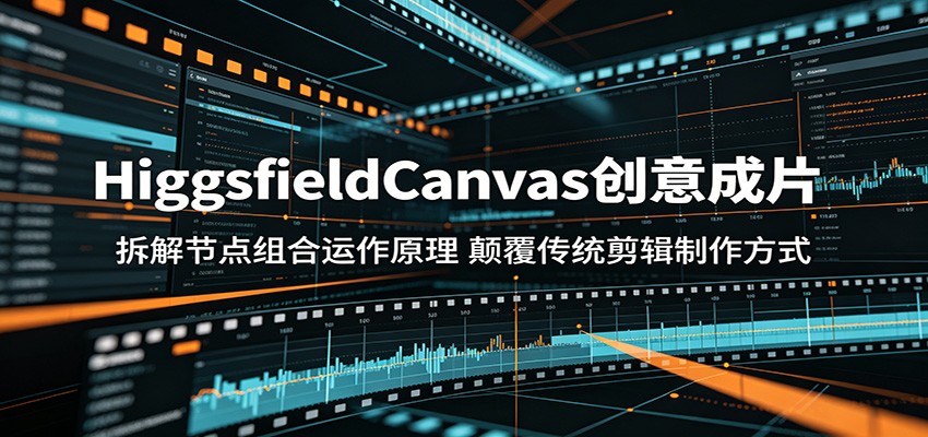 HiggsfieldCanvas创意成片:拆解节点组合运作原理,颠覆传统剪辑制作方式-荆楚AI