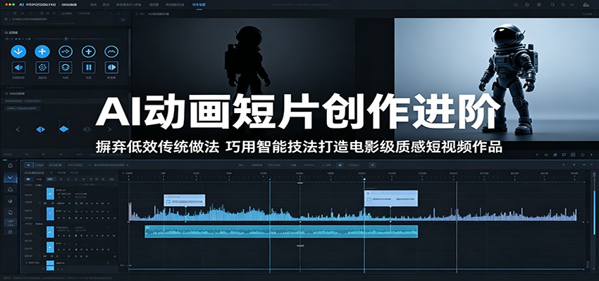 AI动画短片创作进阶:摒弃低效传统做法,巧用智能技法打造电影级质感短视频作品-荆楚AI