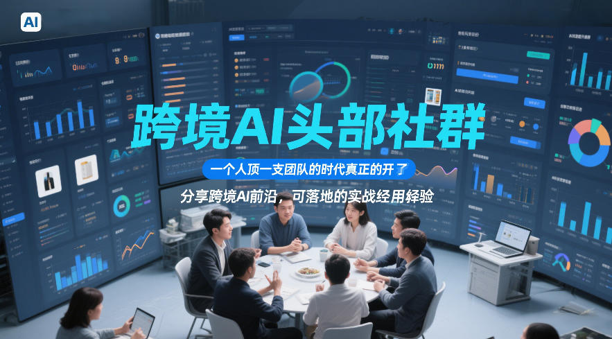 跨境AI头部社群,一个人顶一支团队的时代真正的开始了,分享跨境AI前沿,可落地的实战经验(更新5月11日)-荆楚AI