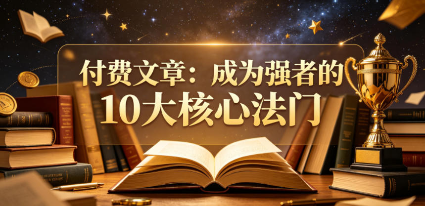 付费文章：成为强者的10大核心法门-荆楚AI