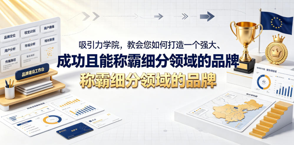 吸引力学院,教会您如何打造一个强大、成功且能称霸细分领域的品牌!【原创双语字幕】-荆楚AI