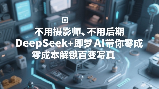 不用摄影师、不用后期，DeepSeek+即梦AI带你零成本解锁百变写真！小淇云库-创业网-网赚副业-网创副业-项目拆解-技术类创业资源网-副业网-免费资源下载小淇云库