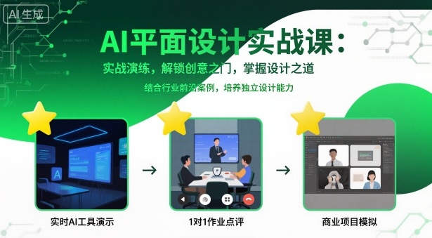 AI平面设计实战课，实战演练，解锁创意之门，掌握设计之道小淇云库-创业网-网赚副业-网创副业-项目拆解-技术类创业资源网-副业网-免费资源下载小淇云库