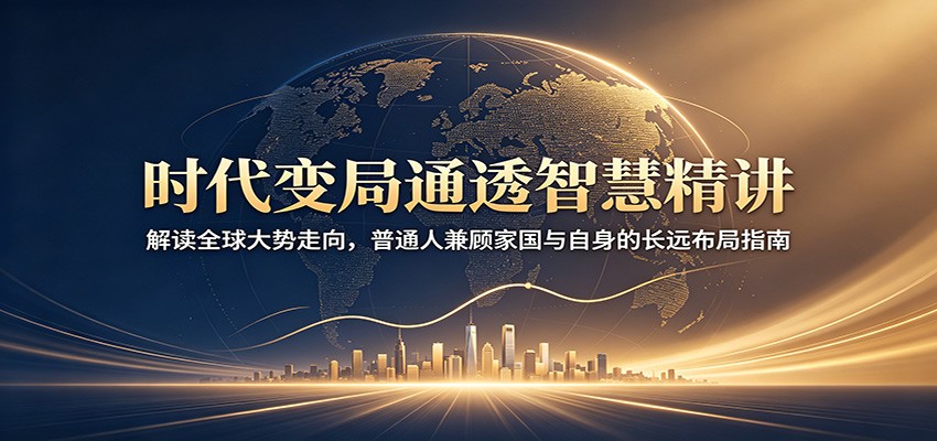 时代变局通透智慧精讲:解读全球大势走向,普通人兼顾家国与自身的长远布局指南-荆楚AI