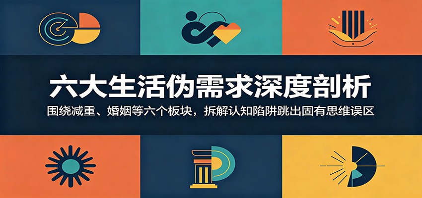 六大生活伪需求深度剖析:围绕减重、婚姻等六个板块,拆解认知陷阱跳出固有思维误区-荆楚AI