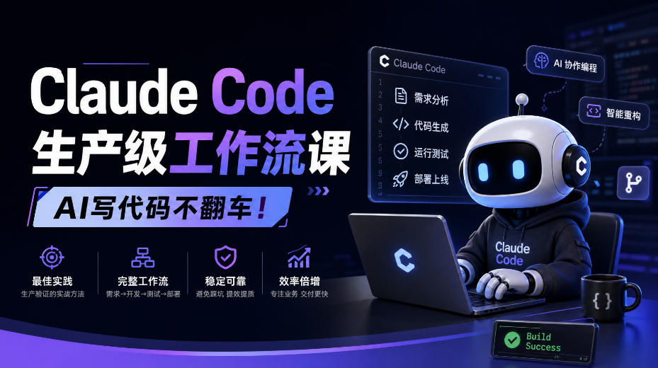 Claude Code生产级工作流课，AI写代码不翻车！【原创双语字幕】-荆楚AI