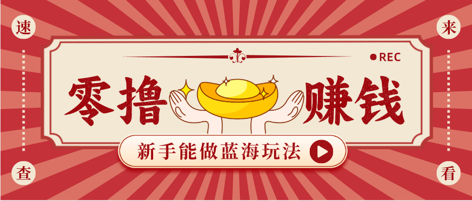 新手也能变现的蓝海玩法,一个人人能做的项目,需求量极大日入300+!-荆楚AI