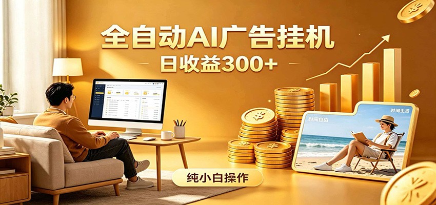 AI风口项目，全程解放双手，后台自动运行赚取收益，每天稳定收益300+-荆楚AI
