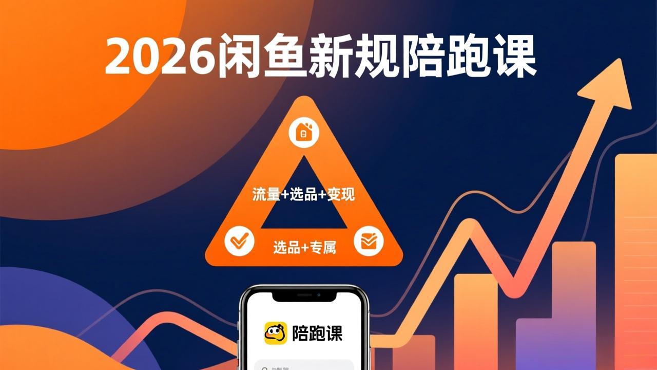 2026闲鱼高阶陪跑课全新上线，带你吃透新规玩转选品流量，从零搭建稳定变现盈利体系小淇云库-创业网-网赚副业-网创副业-项目拆解-技术类创业资源网-副业网-免费资源下载小淇云库