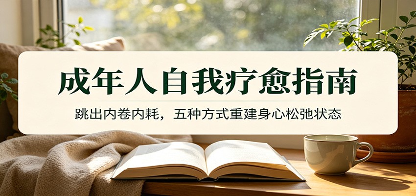成年人自我疗愈指南：跳出内卷内耗，五种方式重建身心松弛状态-荆楚AI
