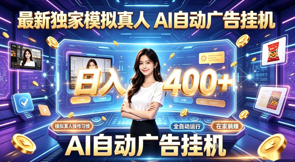 最新独家模拟真人，AI自动挂号挂G，日入400+，全程全自动运行，无需人工【揭秘】-荆楚AI