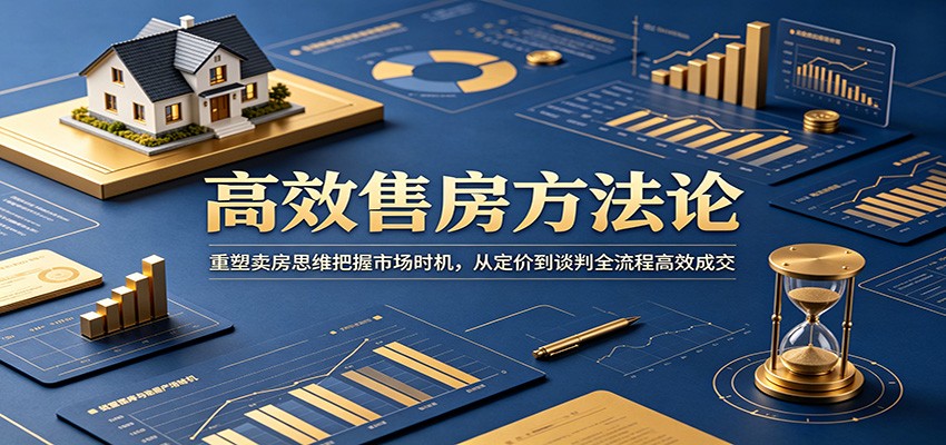 高效售房方法论：重塑卖房思维把握市场时机，从定价到谈判全流程高效成交-荆楚AI