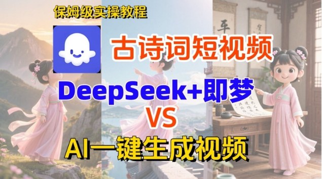 Coze扣子智能体工作流一键生成古诗词短视频，保姆级搭建教学小淇云库-创业网-网赚副业-网创副业-项目拆解-技术类创业资源网-副业网-免费资源下载小淇云库