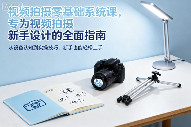 视频拍摄零基础系统课，专为视频拍摄新手设计的全面指南小淇云库-创业网-网赚副业-网创副业-项目拆解-技术类创业资源网-副业网-免费资源下载小淇云库