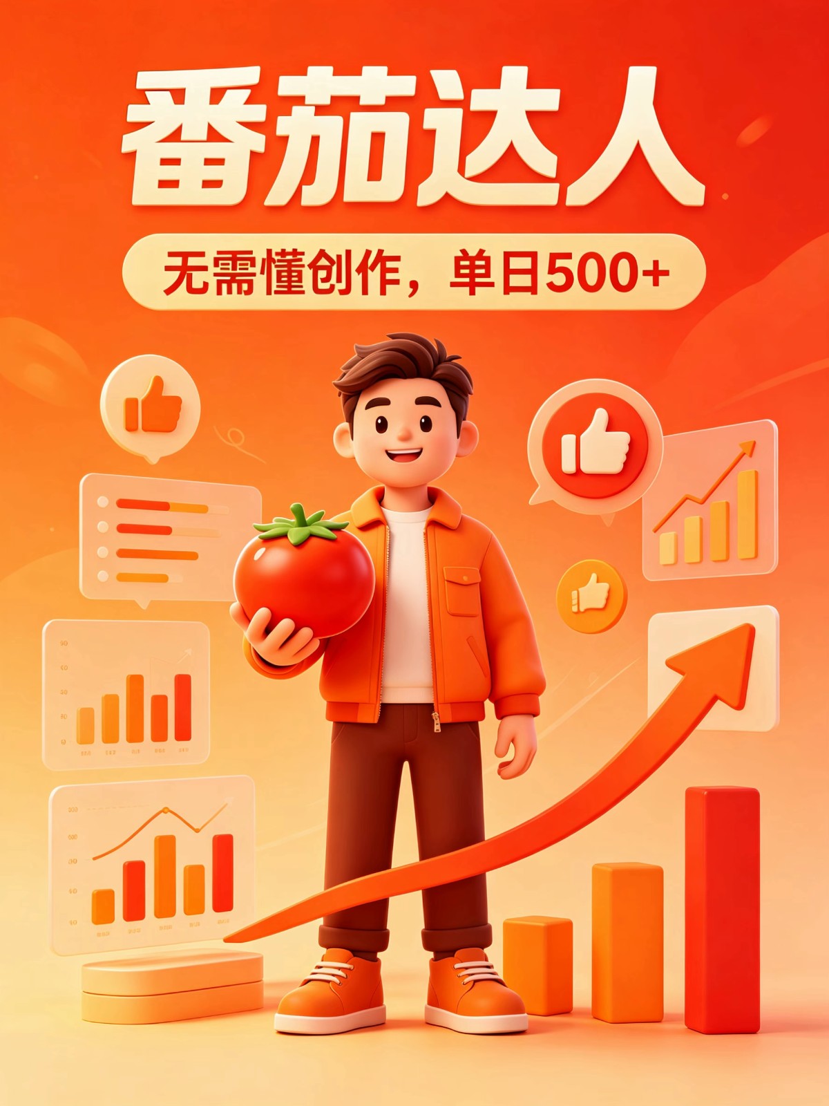 番茄小说达人全自动变现，普通人轻松日入500+-荆楚AI