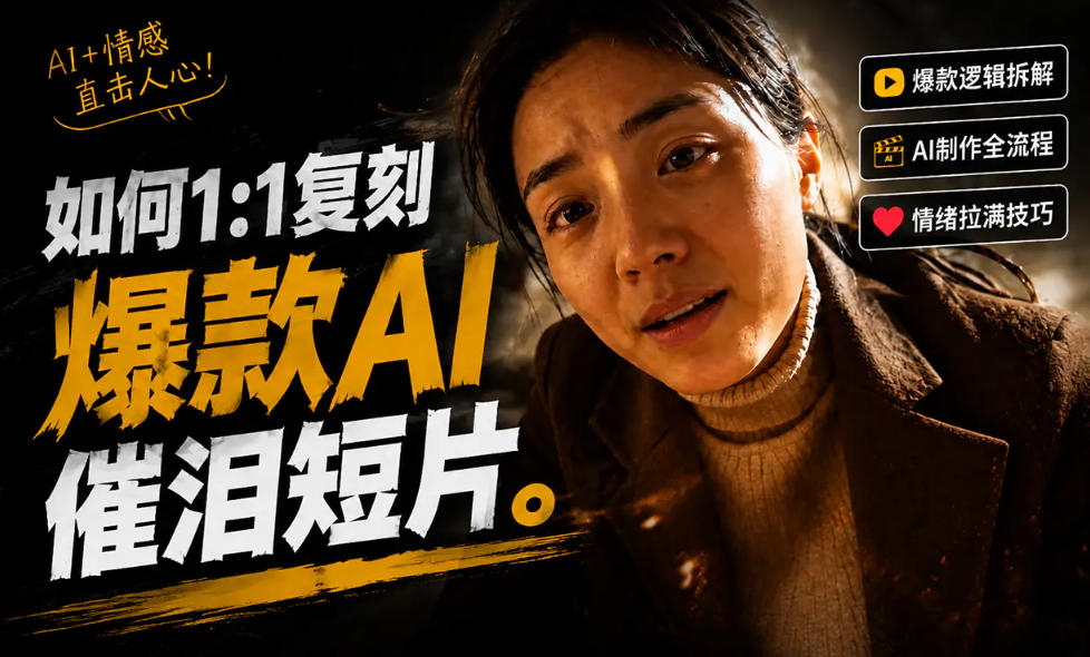豆包+Gemini生成真人AI短剧-拆解复刻百万爆款第一人称短片,一站式讲透爆款复刻全流程-荆楚AI