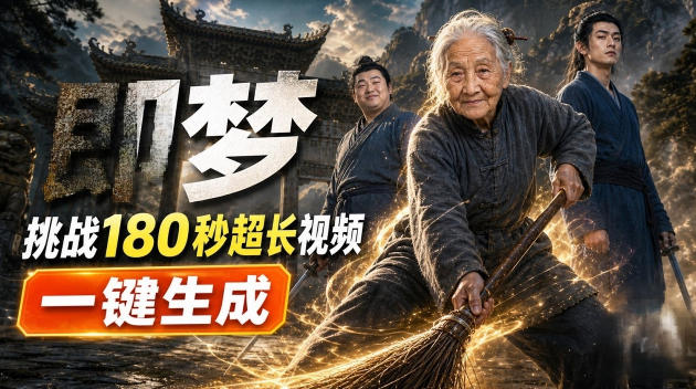 即梦挑战180秒超长视频!一键生成3分钟电影?完整制作流程详细分享!-荆楚AI