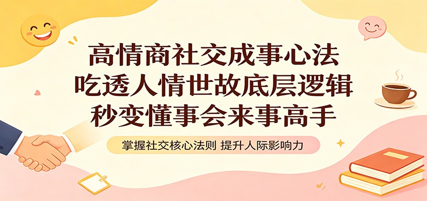 高情商社交成事心法：吃透人情世故底层逻辑，秒变懂事会来事高手-荆楚AI
